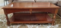 RIVERSIDE FURNITURE WOODEN COFFEE TABLE