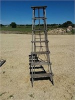 vintage wooden ladder