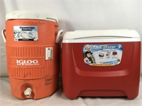 Beverage Cooler & Regular Cooler