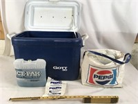 Cooler, Ice Pack Holder & Ice Packs