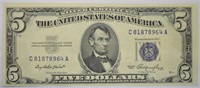 1953 5$ SILVER CERTIFICATE