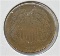 1868 TWO CENT PIECE  G
