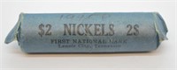 ROLL OF SILVER WARTIME NICKELS