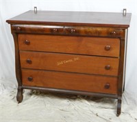 Antique 5 Drawer Dresser / Entertainment Stand