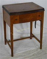 Montgomery Ward Sewing Machine W/ Wood Cabinet