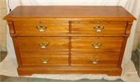 Lexington Solid Oak 6 Drawer Dresser