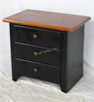 Thomasville 3 Drawer Wood Night Stand