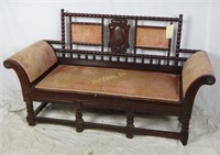 1893 Restored Reinfried Gilson Love Seat