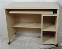 Rolling Desk Modern 27.5" Long