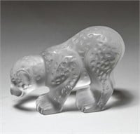 Lalique Crystal "Colombo Jaguar" Figurine