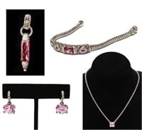 Judith Ripka 18K Gold Sterling Diamond Jewelry, 4