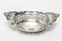 Gorham Sterling Silver Pierced & Repousse Nut Bowl