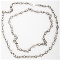 LADIES STERLING SILVER TAXCO BEADED NECKLACES