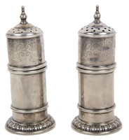 ROGERS LUNT BOWLEN STERLING SILVER S&P SHAKERS