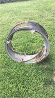Tractor Rim Made Into Fire Pit
