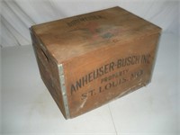 ANHEUSER-BUSCH Wooden Crate