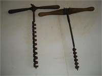 Vintage Barn Beam Augers1 Inch -19 Inch Long 1