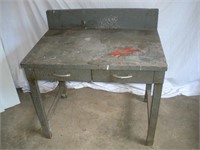Metal Base Work Bench 24 x 35 x 30 Inches