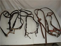 (3) Leather Bridles 1 Lot
