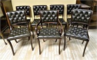 Beresford & Hicks Chesterfield Leather Chairs.