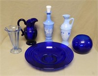 Blue Glass and Cobalt Selection.