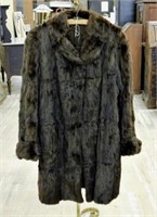 Vintage Mink Fur Coat.