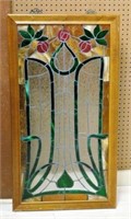 Stained Leaded Glass Window.