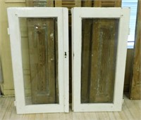 Painted Wooden Frame Windows.