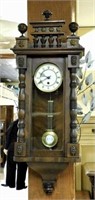 Continental Regulator Walnut Wall Clock.