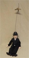 Charlie Chaplin Marionette Figure.