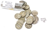 Coins  Mixed Jefferson Nickels Roll  Silver!