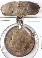 Coin 1892 Columbian Half Dollar With Pendant