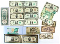 Coin Assorted Paper Currency, U.S. & World