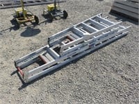 (2) Assorted Aluminum Ladders