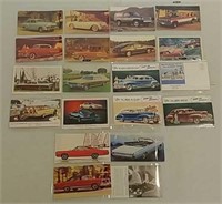 20 Vehicle advertising postcards