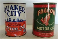 2-One quart motor oil cans