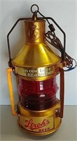 Vintage Stroh's Beer hanging lantern