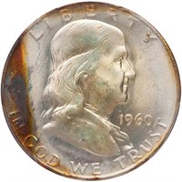 50C 1960-D PCGS MS66FBL