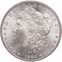 $1 1884-CC PCGS MS66+ CAC