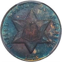 3CS 1872 PCGS PR66 CAM CAC