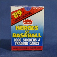 1989 Fleer "Heroes of Baseball Full Sets"