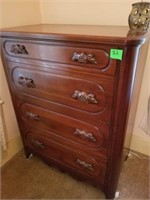 SOLID CHERRY 4 DRAWER CHEST OF DRAWERS