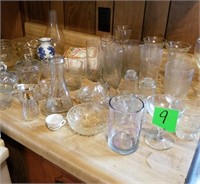 LARGE LOT OF MISC. GLASS WARE
