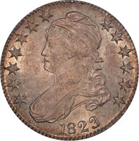 50C 1823 O-110A. UGLY 3. PCGS MS63 CAC