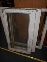 3pc Vintage Wood Frame Sash Windows