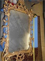 Vintage Gilt Frame Large Wall Mirror