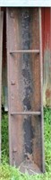 cast iron hog trough, 4.5" long x 10.5" wide top