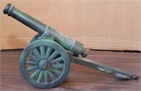Cannon - 14"l x 8.75"h at top of barrel
