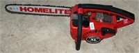 Homelite XL chain saw, 14" bar, owner's manual