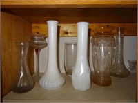 Box Lot: Vases & Glassware